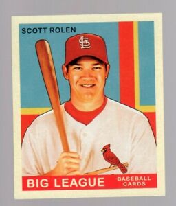 2007 Upper Deck Goudey Regular Back Scott Rolen Baseball Card Cardinals