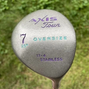 Axis Tour Oversized 7 Fairway Wood Golf Club Graphite Ladies Flex RH Lamkin Grip - Picture 1 of 7