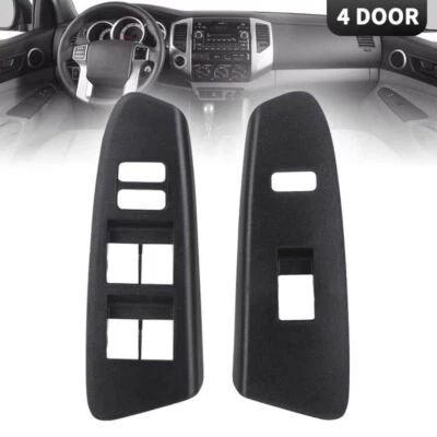 Front Left+Right Door Window Switch Bezel Panel Trim For TOYOTA TACOMA 2012-2015 - Image 1 of 4