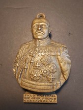 Antique Solid Brass Dook Knocker Field Marshall Sir John French British Army