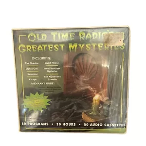 Old Time Radio's Greatest Mysteries on Audio Cassette New Sealed - Picture 1 of 5