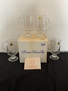 ️Prinzessin House Heritage 4er Set Kristall Heißgetränketassen #504⭐️ - Bild 1 von 24
