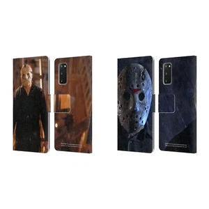 FRIDAY THE 13TH: A NEW BEGINNING GRAPHICS LEATHER BOOK CASE FOR SAMSUNG PHONES 2 - Picture 1 of 8