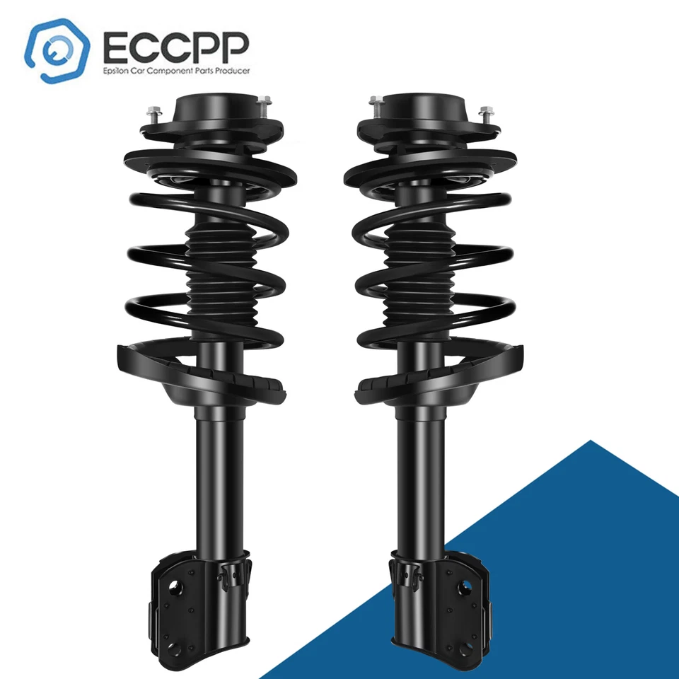 Compatível com Subaru Legacy 2010-2012 amortecedores dianteiros completos/suportes de suspensão mola helicoidal e suportes - Imagem 1 de 4