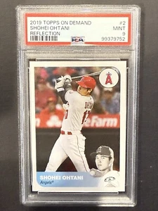 SHOHEI OHTANI 2019 Topps On Demand Reflection #2 PSA 9 Mint - Picture 1 of 2