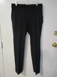 DKNY Herren 33x30 Dario Modern Fit Stretch Anzug Separate Anzughose Schwarz Hose - Bild 1 von 6