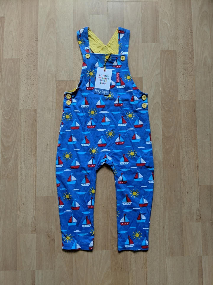 Toby Tiger Jungen Body blau bunt Größe 98 - Bild 1 von 4