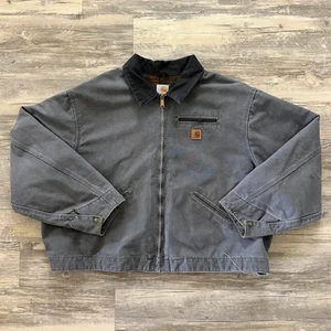 Vintage J97 GVL Gravel Gray Detroit Blanket Lined Jacket Size 4XL - Bild 1 von 6