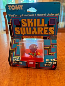 TOMY SKILL SQUARES MINI MR. MOUTH VINTAGE GAME 1983 IN PACKAGE - Picture 1 of 2