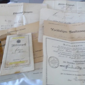 Militärpass mit Hülle Husaren Regiment  + Urkunden + Unterlagen 1.WK WW1 (NE137) - Bild 1 von 18