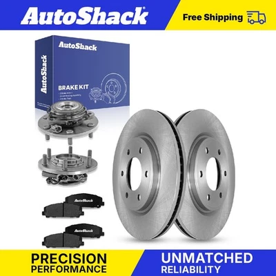 Front Brake Rotors Ceramic Pads Hubs for Nissan Armada 2011-2012 TITAN V8 Foto 1 de 4