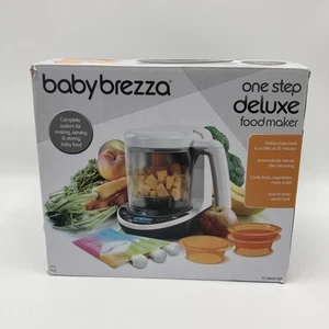 Baby Brezza One Step Deluxe Lebensmittelzubereiter Kochmischung Dampfpüree BRZ00141 - Bild 1 von 16