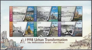 NEW ZEALAND 1998 Urban Transformation, Limited Edition Miniature Sheet MNH - Picture 1 of 1