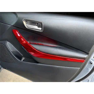 Red ABS Front Side Door Armrest Molding Decor Kit For Toyota Corolla 2020-2025 - Foto 1 di 9