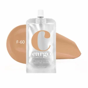 NEW CARGO Cosmetics Lightweight Blendable Oil Free Foundation~ F-60~ 1.33oz NIB - Picture 1 of 3