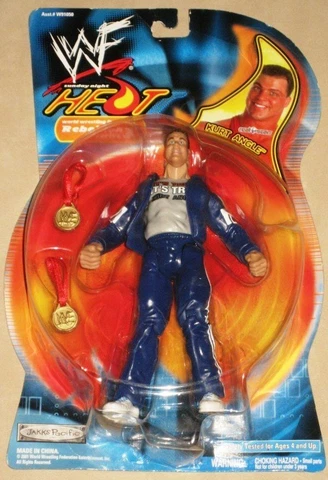 WWF Kurt Angle Sunday Night Heat action figure Rebellion Series 3 NIB NIP WWE Cover