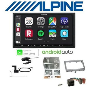 Alpine Autoradio DAB Android Apple CarPlay für Porsche 911 2004-2008 vulkangrau - Bild 1 von 6