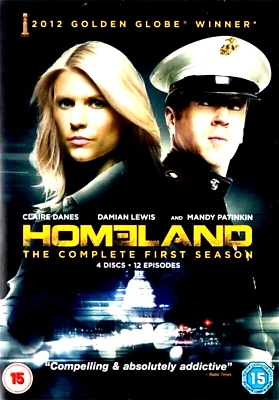 Homeland: The Complete First Season (DVD-2012, 4-Disc) Region 2. *OVER 10 HOURS* - Image 1 of 4