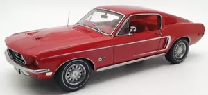 Autoart 1/18 Scale Diecast - 72801 Ford Mustang GT 350 '68 Red - Picture 1 of 8
