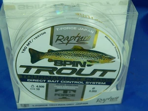 1 Single Wire Rapture Spin Trout / Cast Coil of Choice 150mt Fishing Spinning Casting - Picture 1 of 6