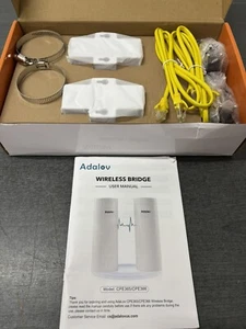 Adalov CPE365 5.8G WLAN Bridge Outdoor, 3KM Gigabit - Bild 1 von 2
