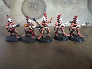 5 Eldar Fire Dragons Oldhammer Metal, PAINTED, Warhammer 40k & Kill Team - Picture 1 of 2