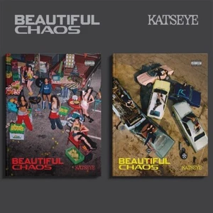 KATSEYE [BEAUTIFUL CHAOS] Album CD+Photo Book+3 Card+Holder+Poster+Sticker+Zine - Picture 1 of 17