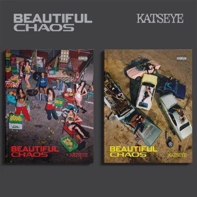 KATSEYE [BEAUTIFUL CHAOS] Album CD+Photo Book+3 Card+Holder+Poster+Sticker+Zine - Image 1 of 4
