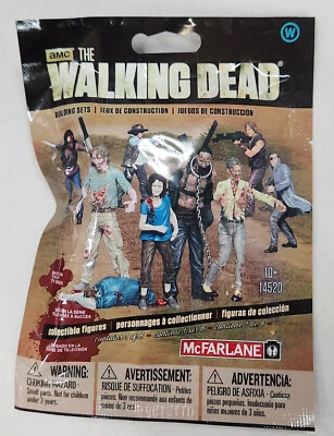 MCFARLANE TOYS THE WALKING DEAD CONJUNTOS DE CONSTRUCCIÓN BOLSA CIEGA (1 FIGURA AL AZAR) NUEVO #W Foto 1 de 2
