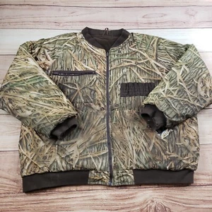 VINTAGE Gamehide Jacket Mens 3XL XXXL Brown Outdoors Hunting Camo Reversible * - Picture 1 of 13