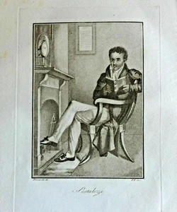 1818 INCISIONE GIOVANNI PESTALOZZI - Picture 1 of 1