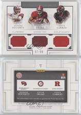 2016 National Treasures Collegiate /99 Brandon Doughty Kenyan Drake #7 Rookie RC