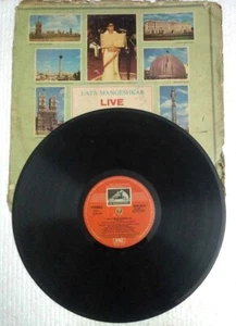 INDIA GRAMAPHONE RECORD : LATA MANGESHKAR LIVE AT ROYAL ALBERT HALL 1974 HMV - Picture 1 of 4