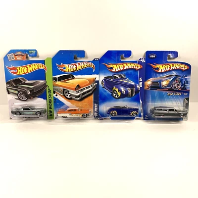 Mattel Hot Wheels Lote de 4 Coches de Juguete Ford: 56 Merc, 2 Cajas y Más! Edades 3+ Foto 1 de 4