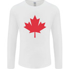 Canadian Flag Canada Maple Leaf Mens Long Sleeve T-Shirt
