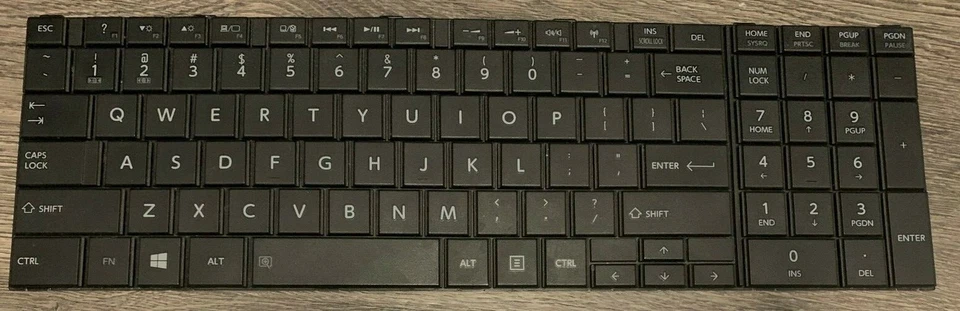 Toshiba Satellite C50D-A C50-A C55D-A C55-A C50D TECLADO PORTÁTIL TECLAS TECLAS TECLAS  Foto 1 de 4