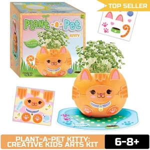 Creativity for Kids Plant-A-Pet: Kitty - Arts and Crafts Toy for Kids, Ages 6-8+ - Picture 1 of 10