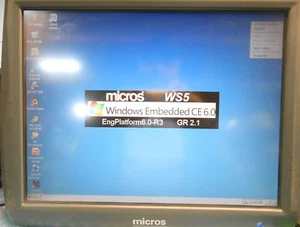 Micros Workstation 5 System Unit Touch Screen POS Terminal 400814-001 - Picture 1 of 13
