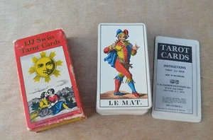 Vintage 1JJ Swiss Tarot Deck AG Muller US Games 1970 Switzerland - Picture 1 of 3