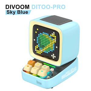 Divoom Ditoo-Pro Retro Pixel Art Bluetooth Portable Speaker DIY LED Display