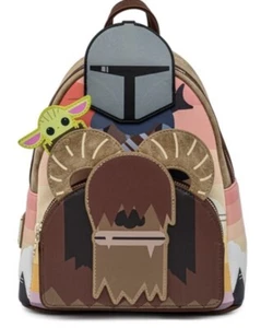 Loungefly Star Wars The Mandalorian Bantha Figural Mini Backpack New W Tags - Picture 1 of 7