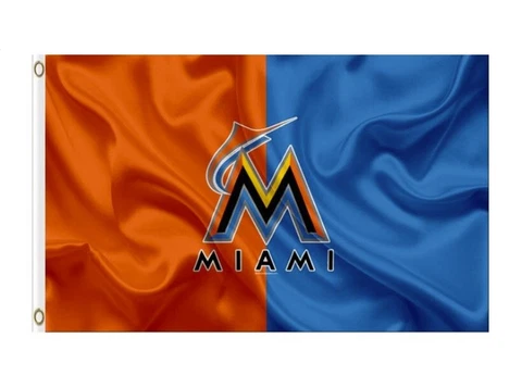 Miami Marlins Flag 3x5ft Banner Polyester Baseball World Series marlins012 Cover