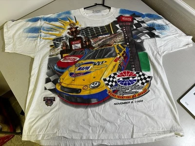Винтажная футболка 1990-х Winston Cup 2XL Nascar размер 2XL Atlanta Motor Speedway - Изображение 1 из 4