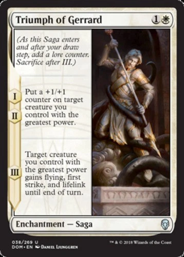 Triumph of Gerrard - Dominaria - English - NM - MTG - Image 1 of 1