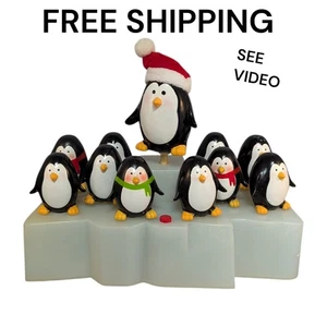 Gemmy Jumpin Around Pinguine singen tanzen beleuchtet animierter EISBERG siehe VIDEO - Bild 1 von 7