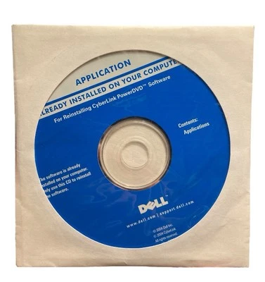 Nuevo software de reinstalación Dell CyberLink PowerDVD sellado Foto 1 de 2