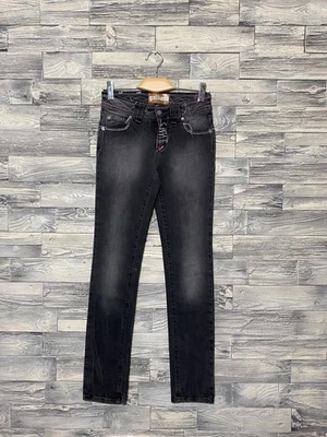 Pantalones de mezclilla de diseñador de algodón raro Y2K para mujer GALLIANO by JOHN GALLIANO talla 26 40 Foto 1 de 4