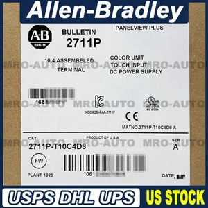 New Sealed Allen-Bradley 2711P T10C4D8 PanelView Plus Terminal AB 2711P-T10C4D8 - Picture 1 of 3
