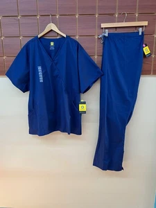 Nuevo Conjunto Médico Wink Azul Marino Sólido con Top 4XL y Pantalones 4XL ¡NUEVO CON ETIQUETAS! - Imagen 1 de 1