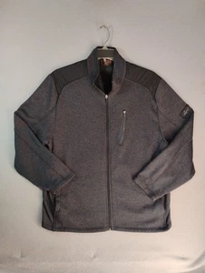 Greg Norman Tasso Elba Mens Jacket XL Black Full Zip Long Sleeve Activewear Logo - Picture 1 of 8